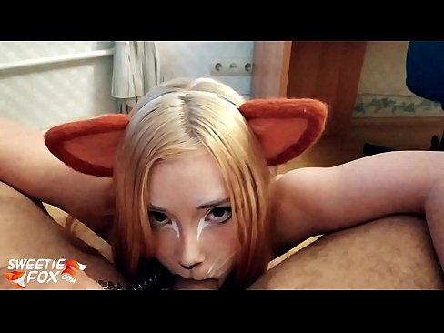 ❤️ Kitsune s'empassa la polla i es corre a la boca ❤❌ Fota a nosaltres ❌